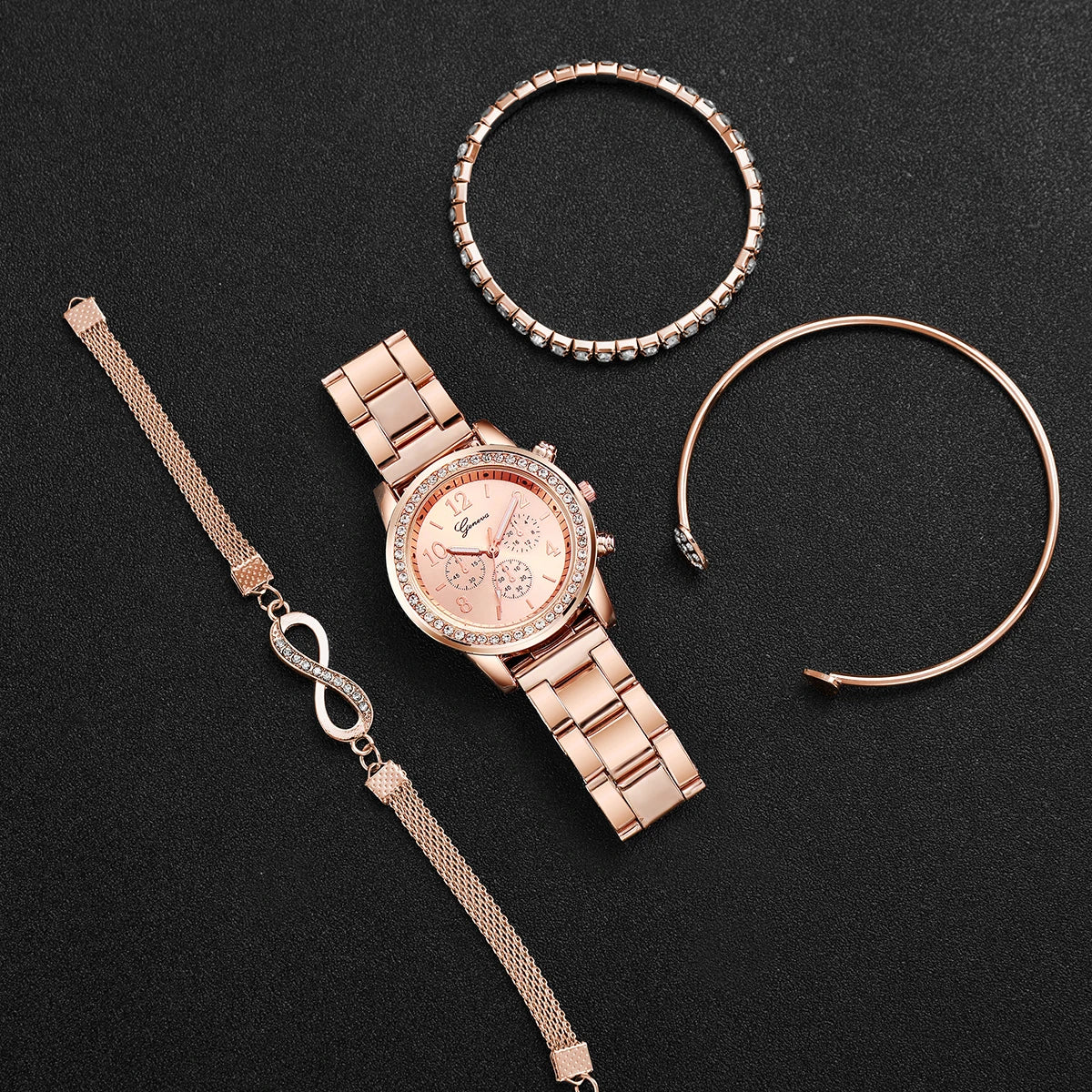 Conjunto de 4 peças de relógios